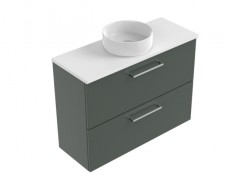 900 Harrow Slim Luxe Wall Hung Vanity (2 Drawer)
