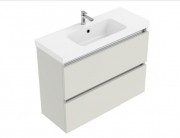 900 Oxley Slim Wall Hung Vanity (2 Drawer)