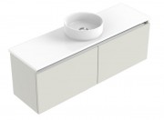 1200 Oxley Slim Luxe Wall Hung Single Basin Vanity (2 Drawer)