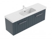 1200 Francisco Slim Wall Hung (2 drawer) Vanity