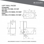 Loft Back-To-Wall Toilet - 373110S