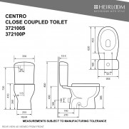 Centro Close Coupled Toilet - 372100S