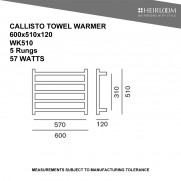 Callisto 510 Towel Warmer
