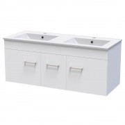 CLASSIC VALLEY 1200 DB WALL WHITE MELAMINE