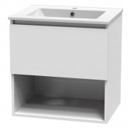 PINNACLE VALLEY 600 DRAWER OPEN WHITE MELAMINE