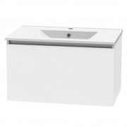 PINNACLE VALLEY 750 SINGLE DRAWER WHITE MELAMINE