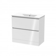 PINNACLE VALLEY 900 DOUBLE DRAWER FLOOR ULTRA GLOSS WHITE