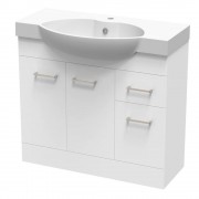 RAGLAN 900 CLASSIC FLOOR WHITE MELAMINE