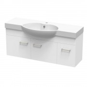 RAGLAN 1200 CLASSIC WALL WHITE MELAMINE