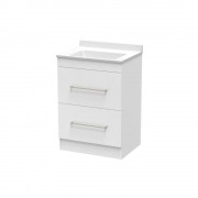 CASHMERE STATESMAN 600 DOUBLE DRAWER FLOOR ULTRA GLOSS WHITE