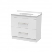 CASHMERE STATESMAN 900 DOUBLE DRAWER FLOOR ULTRA GLOSS WHITE
