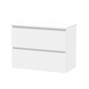 PINNACLE PRO 900 DOUBLE DRAWER WALL ULTRA GLOSS WHITE