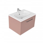 600 Francisco Wall Hung Vanity (1 Drawer) - Specify Colour & Drawer Front & Basin