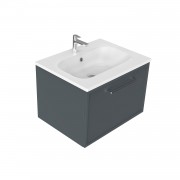 600 Francisco Wall Hung Vanity (1 Drawer) - Specify Colour & Drawer Front & Basin