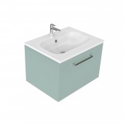 600 Harrow Wall Hung Vanity (1 Drawer) - Specify Colour & Basin