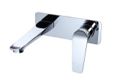 Heirloom 308 series wall basin mixer chrome