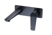 Heirloom 308 series wall basin mixer noir