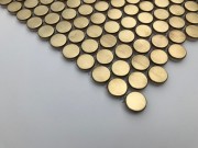 Mosaix Penny Round Brass 300x300