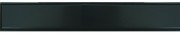 Aquamox Channel Drain Plain Black Matt 75 x 780mm CD780-P-B