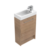 500 Sahara Floor Standing Vanity (1 Door LH Hinge) - Specify Colour & Cabinet Style