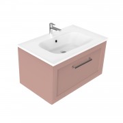 750 Francisco Wall Hung Vanity (1 Drawer) - Specify Colour & Drawer Front & Basin