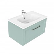 750 Francisco Wall Hung Vanity (1 Drawer) - Specify Colour & Drawer Front & Basin