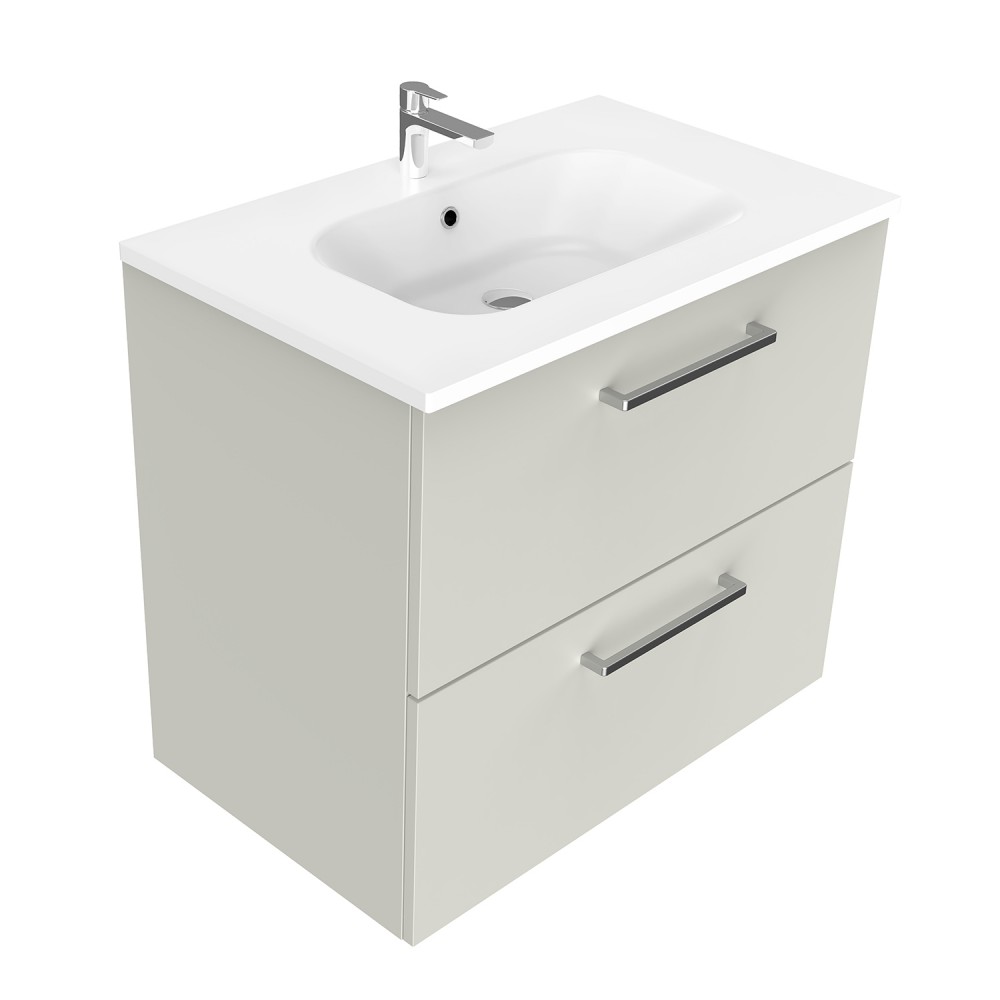 750 Harrow Wall Hung Vanity (2 Drawer) - Specify Colour & Basin