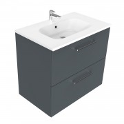 750 Harrow Wall Hung Vanity (2 Drawer) - Specify Colour & Basin