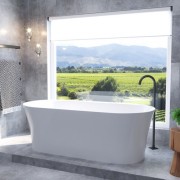 Charlton 1500 Freestanding Bath - Gloss White