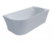 Charlton Right Hand 1700 Back-to-Wall Bath - Gloss White