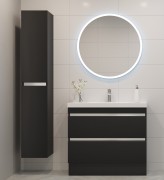 600 Round Broadway Mirror with LED Lighting & Demister
