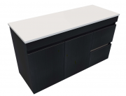 900 Arc Wall Hung Double Height Vanity - Specify Colour & Select Slab Top