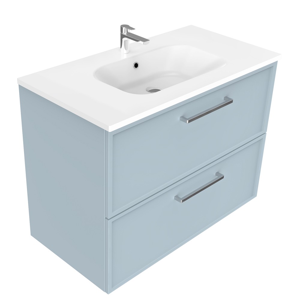 FRANCISCO DOUBLE TIER VANITY - WALL HUNG