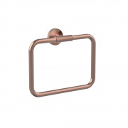 Motivo Knurled Towel Ring - Brushed Copper