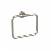 Motivo Knurled Towel Ring - Brushed Nickel