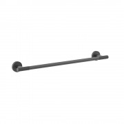 Motivo Knurled Towel Bar 500mm - Gunmetal