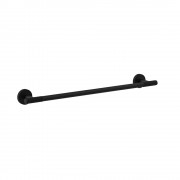 Motivo Knurled Towel Bar 500mm - Matte Black