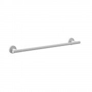Motivo Knurled Towel Bar 500mm - Matte White