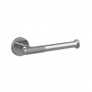 Motivo Knurled Toilet Roll Holder - Chrome