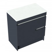 750 Arc Floor Standing Vanity - Specify Colour & Select Slab Top