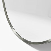 ASPECT FRAMED ROUND MIRROR 1100 - BRUSHED NICKEL