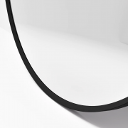 ASPECT FRAMED ROUND MIRROR 900 - BLACK