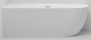 ARC ACRYLIC CORNER BATH - LH - 1500X750X590 - MAT WHITE