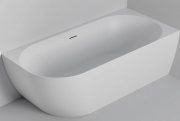 ARC ACRYLIC CORNER BATH - LH - 1500X750X590 - MAT WHITE