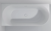 ARC ACRYLIC CORNER BATH - RH - 11500X750X590 - MAT WHITE