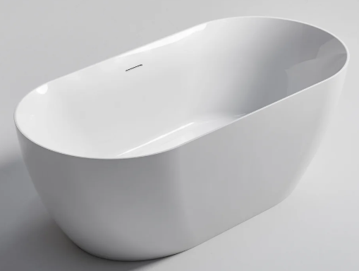 ARC ACRYLIC F/STANDING BATH - 1650X800X590 - GLOSS WHITE
