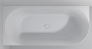 ARC ACRYLIC CORNER BATH - LH - 1500X750X590 - MAT WHITE