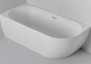 ARC ACRYLIC CORNER BATH - LH - 1500X750X590 - MAT WHITE
