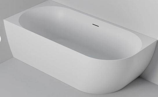 ARC ACRYLIC CORNER BATH - LH - 1700X800X590 - MAT WHITE