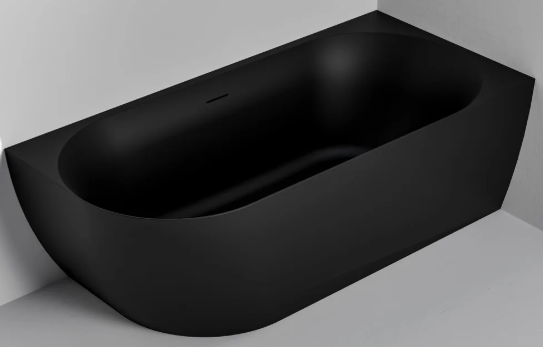 ARC ACRYLIC CORNER BATH - RH - 1500X750X590 - MB